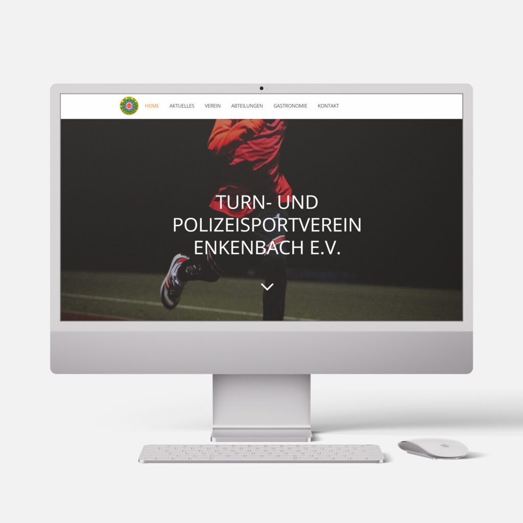 BUSINESS GOURMET - TPSV Enkenbach-Alsenborn Website Mockup 01