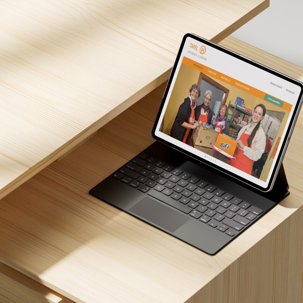 BUSINESS GOURMET - Tafel Enkenbach-Alsenborn Website Mockup 01